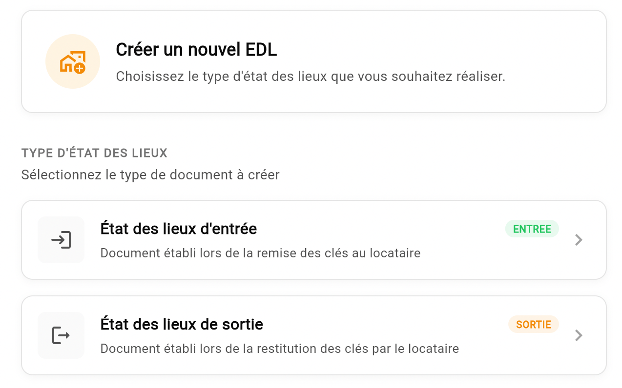 Jatai - Créer un nouvel EDL